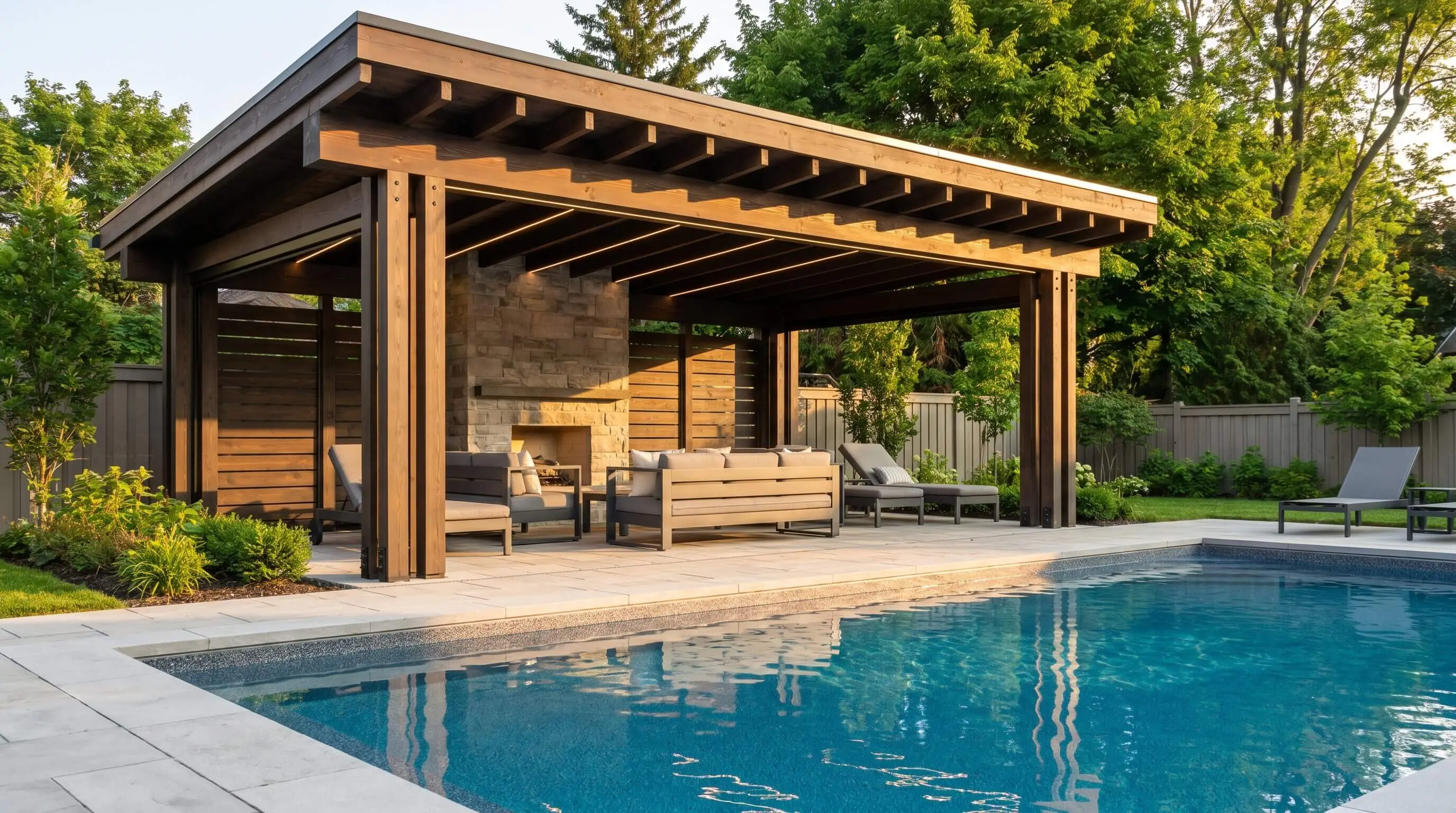 Luxury custom gazebo installation in Toronto