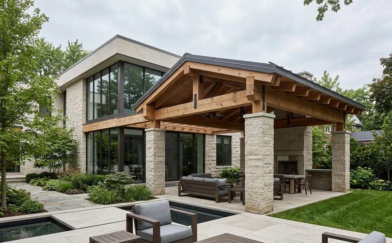 Attached Gazebos
