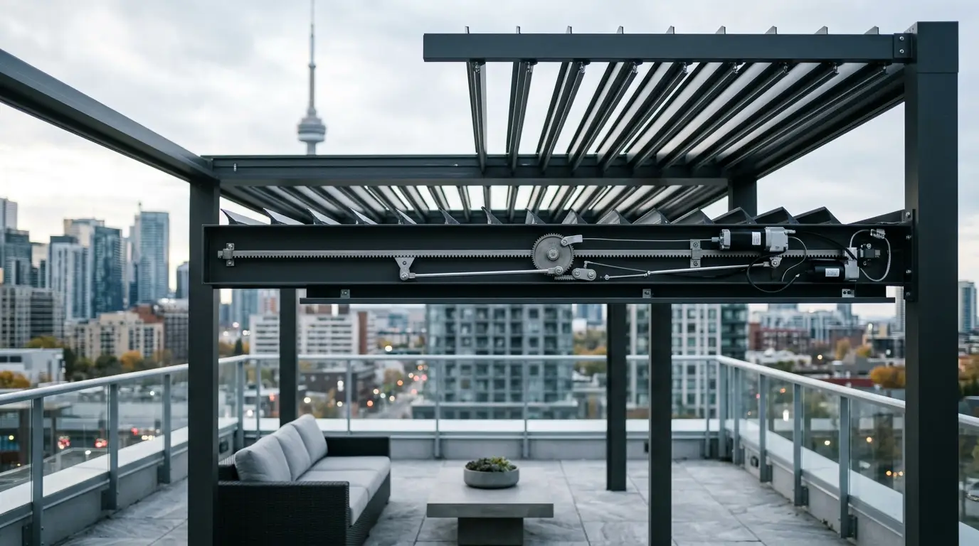 Motorized Louvered Pergolas