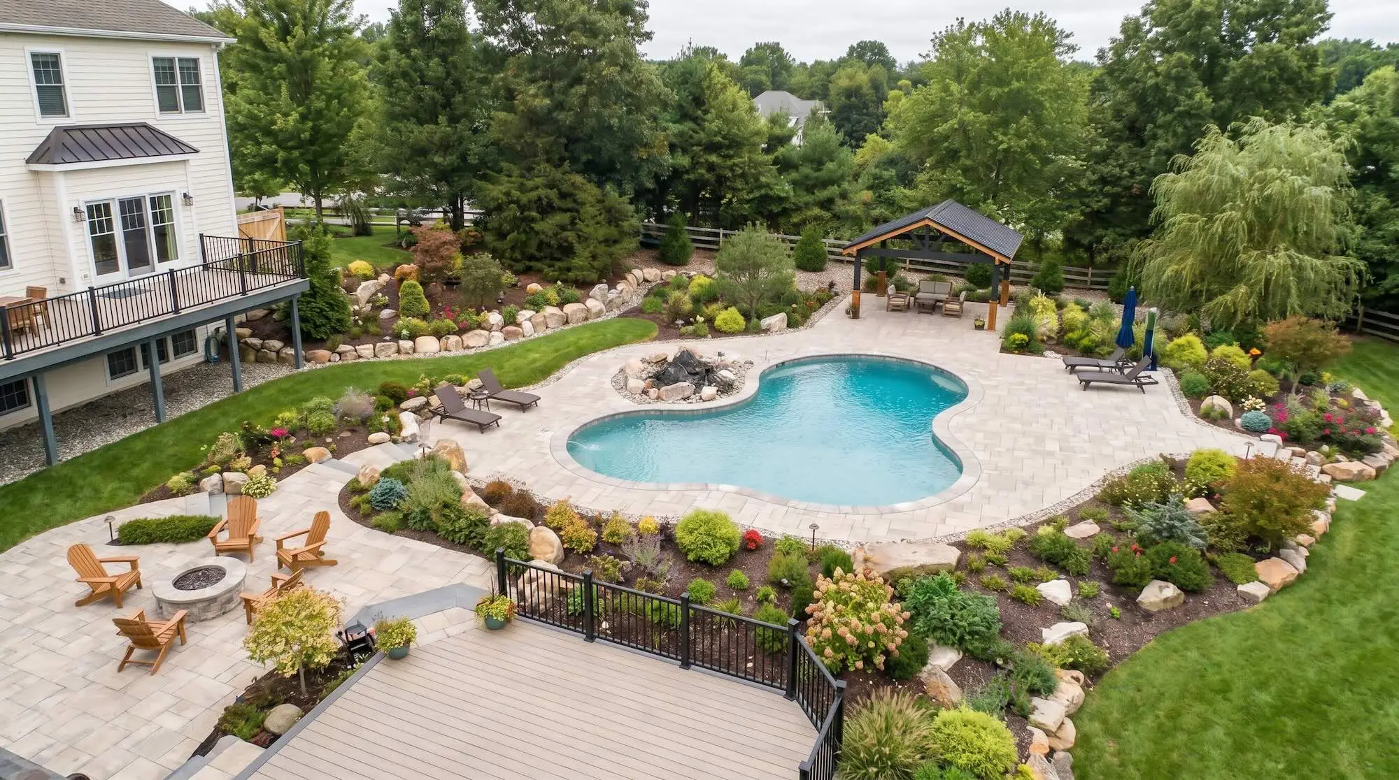 Professional landscaping project in Toronto