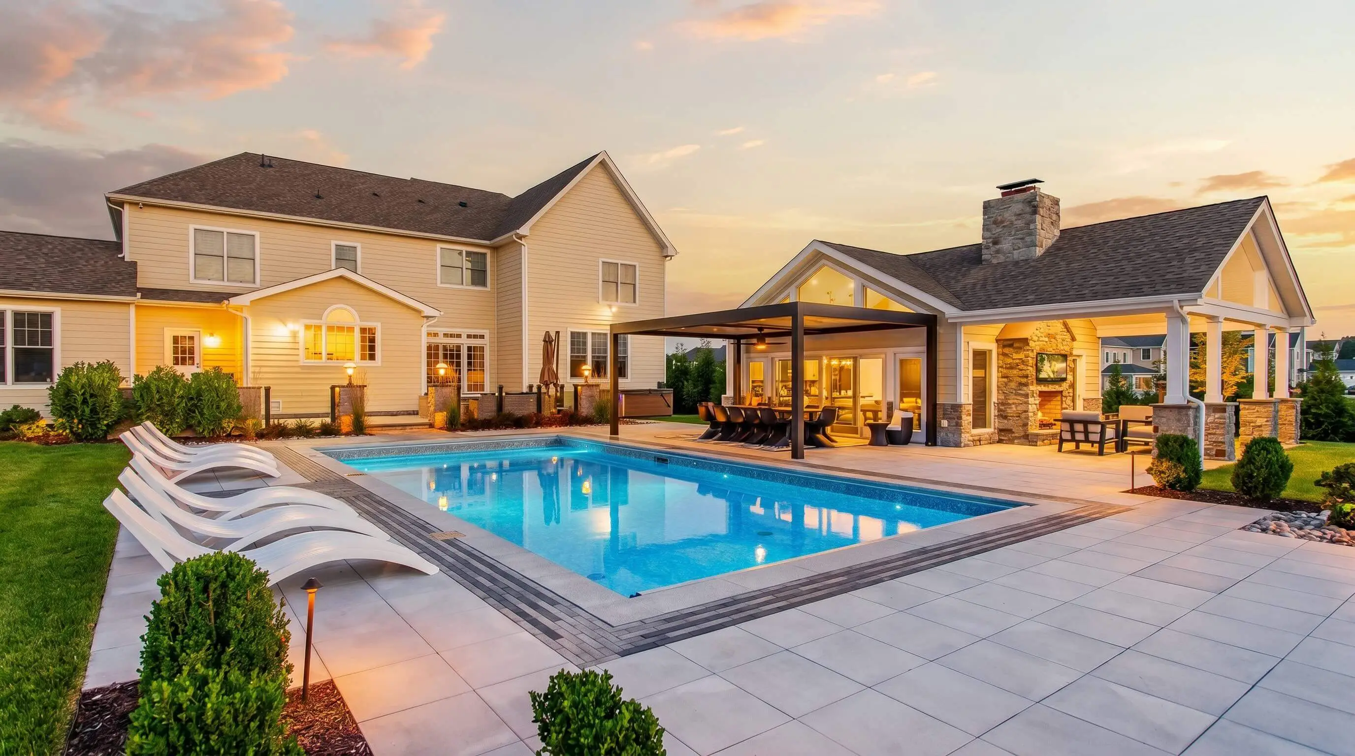 Luxury Landscaping Background